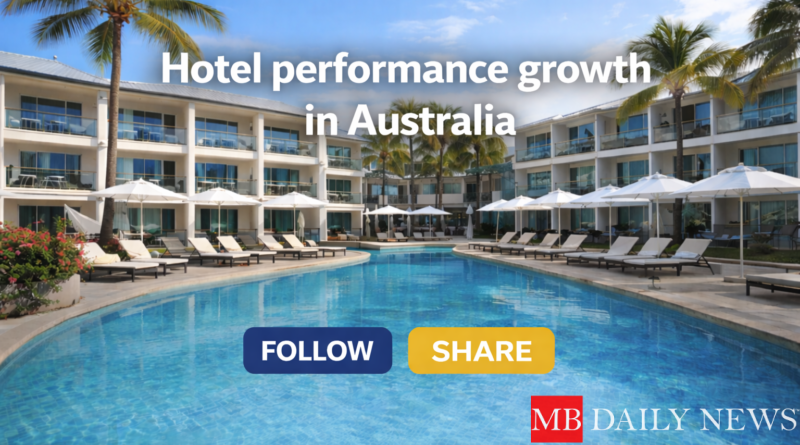 Hotel performance growth in Australia