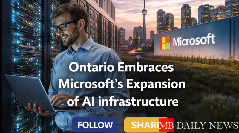Ontario Embraces Microsoft's Expansion of AI Infrastructure
