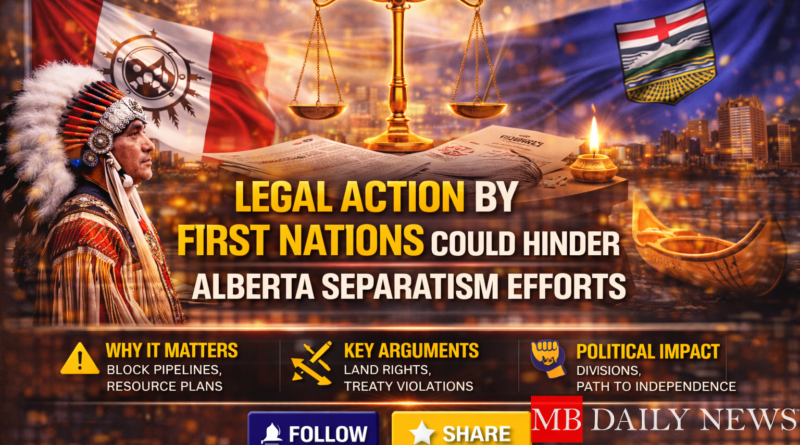 Select Legal Action by First Nations Could Hinder Alberta Separatism Efforts Legal Action by First Nations Could Hinder Alberta Separatism Efforts