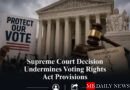 Supreme Court Decision Undermines Voting Rights Act Provisions