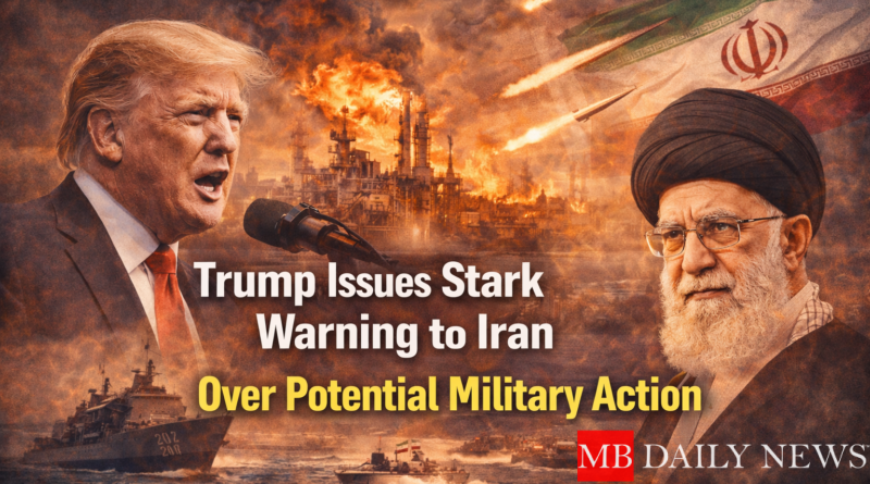 Trump Issues Stark Warning to Iran Over Potential Military Action
