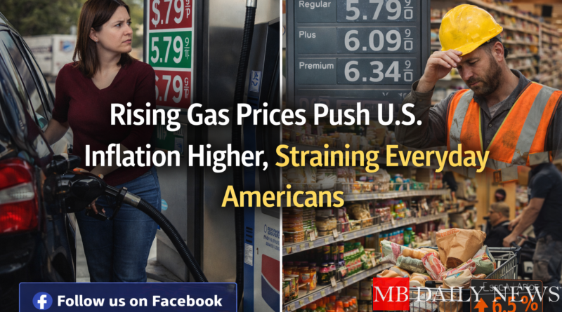 US inflation gas prices continue rising as higher fuel costs impact daily expenses, forcing Americans to adjust spending and face ongoing financial pressure.
