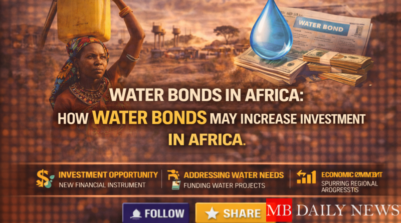 Water Bonds In Africa: How Water Bonds May Increase Investment in Africa —