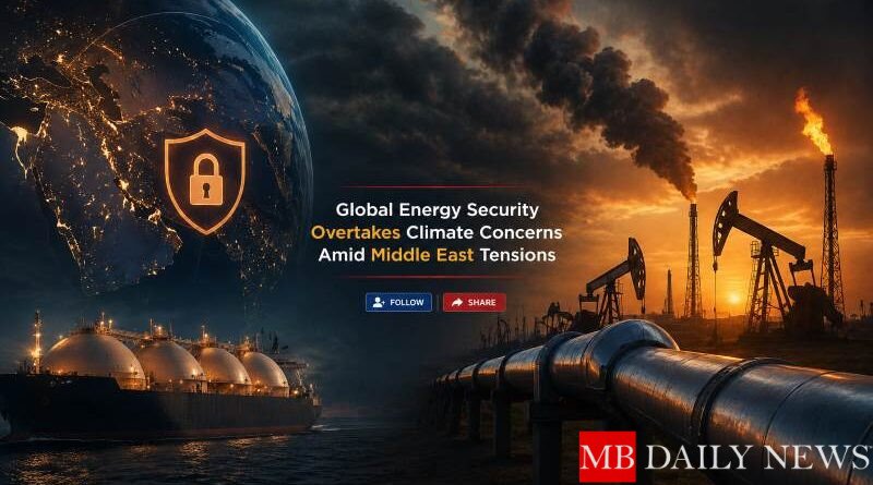 Global Energy Security Overtakes Climate Concerns Amid Middle East Tensions