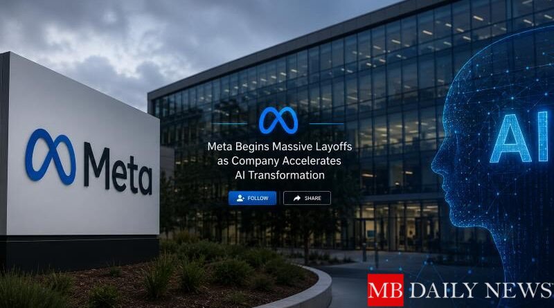 Meta Begins Massive Layoffs as Company Accelerates AI Transformation