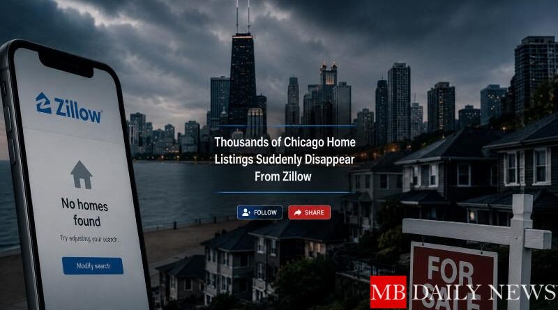 Thousands of Chicago Home Listings Suddenly Disappear From Zillow