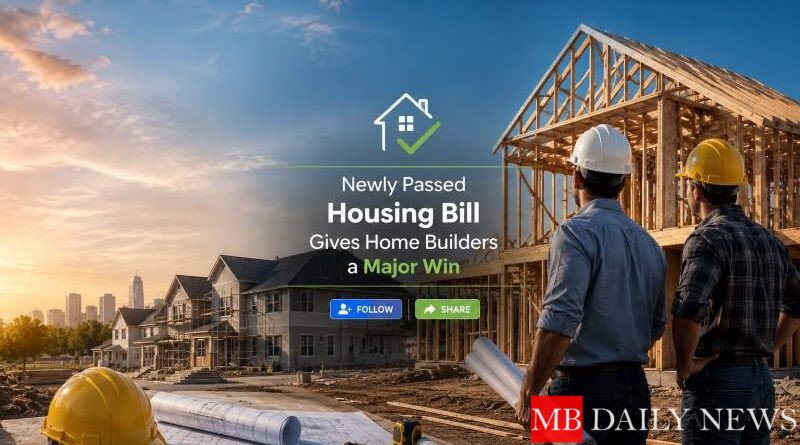 Newly Passed Housing Bill Gives Home Builders a Major Win