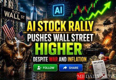 AI Stock Rally Pushes Wall Street Higher Despite War and Inflation