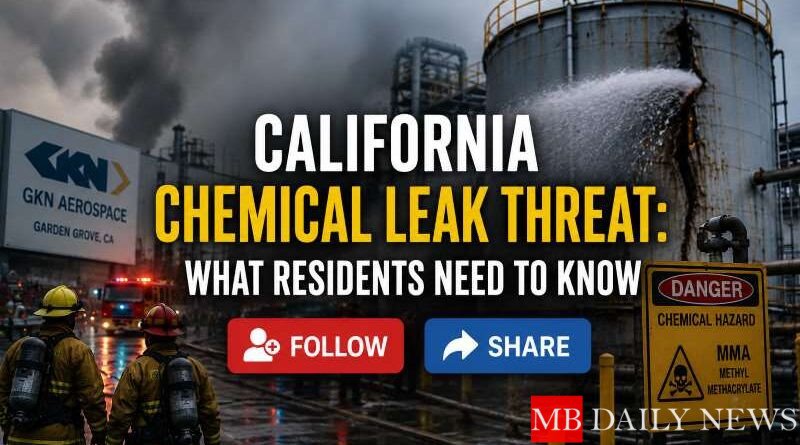 California Chemical Leak Threat: What Residents Need to Know
