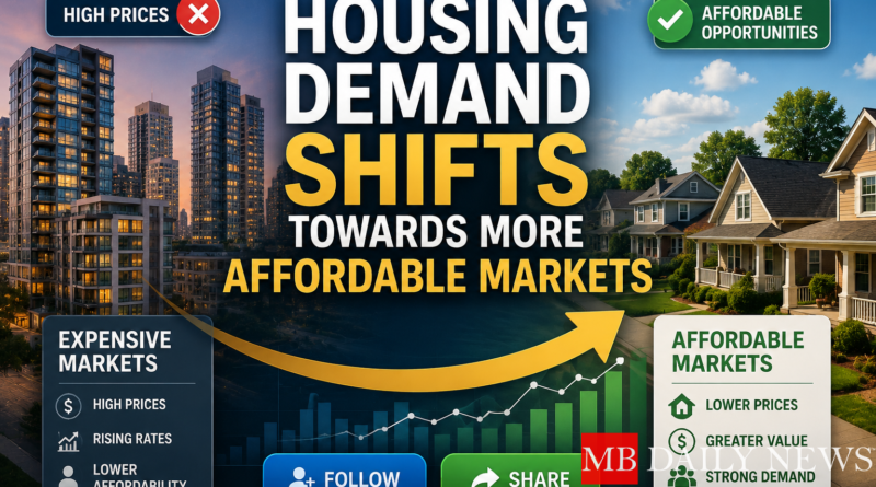 Housing Demand Shifts Towards More Affordable Markets