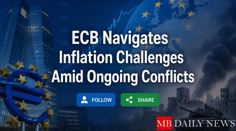 ECB Navigates Inflation Challenges Amid Ongoing Conflicts