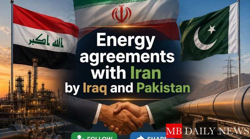 Energy agreements with Iran by Iraq and Pakistan