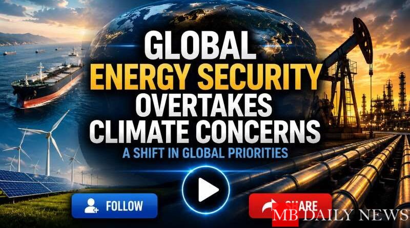 Global Energy Security Overtakes Climate Concerns Amid Middle East Tensions