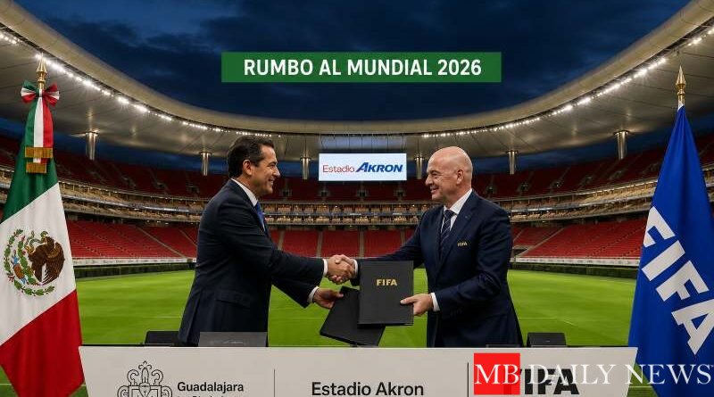 Guadalajara entrega el Estadio Akron a FIFA rumbo al Mundial 2026
