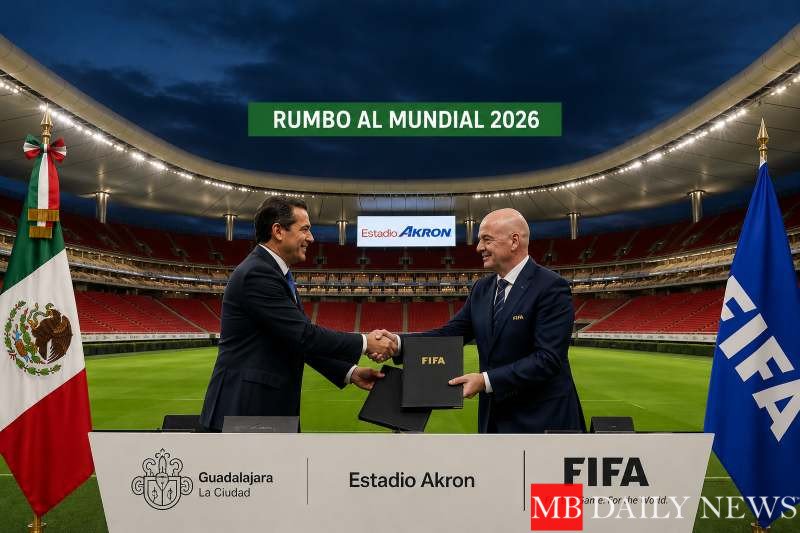 Guadalajara entrega el Estadio Akron a FIFA rumbo al Mundial 2026