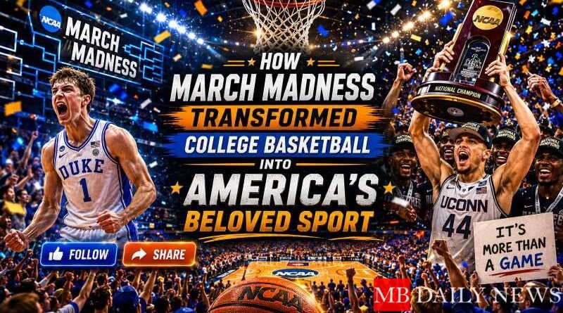 How March Madness Transformed College Basketball into America's Beloved Sport
