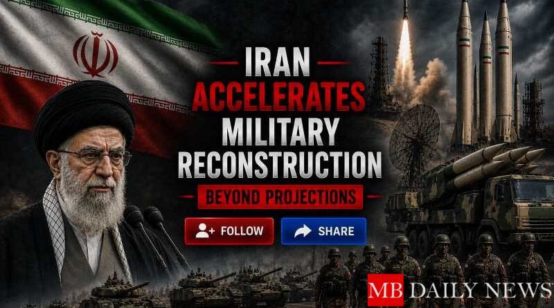 Iran Accelerates Military Reconstruction Beyond Projections