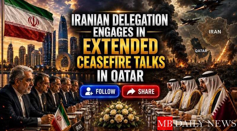 Iranian Delegation Engages in Extended Ceasefire Talks in Qatar