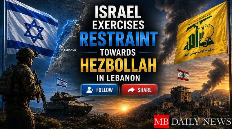 Israel Exercises Restraint Towards Hezbollah in Lebanon