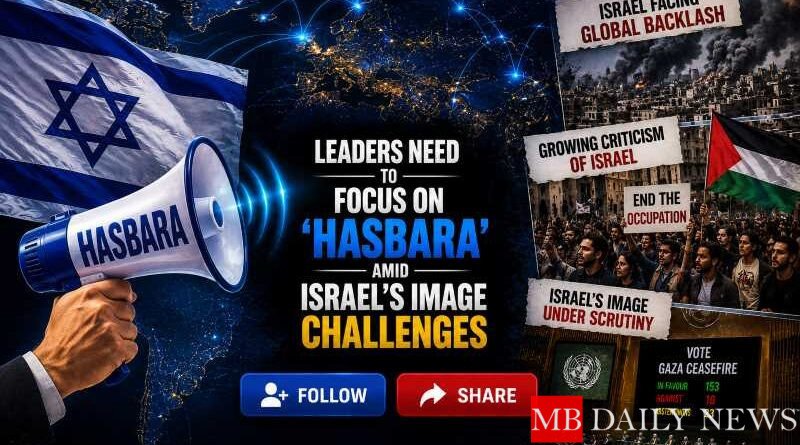 Leaders Need to Focus on 'Hasbara' Amid Israel's Image Challenges