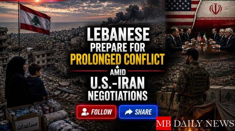 Lebanese Prepare for Prolonged Conflict Amid U.S.-Iran Negotiations