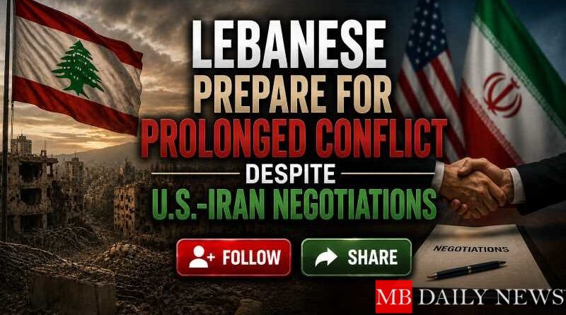Lebanese Prepare for Prolonged Conflict Despite U.S.-Iran Negotiations