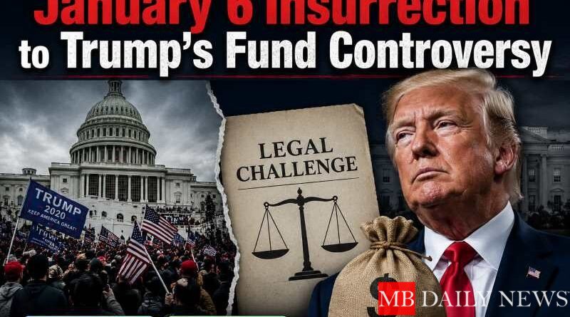 Legal Challenge Links January 6 Insurrection to Trump’s Fund Controversy