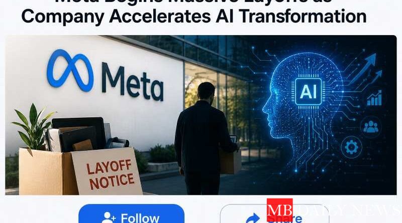 Meta Begins Massive Layoffs as Company Accelerates AI Transformation