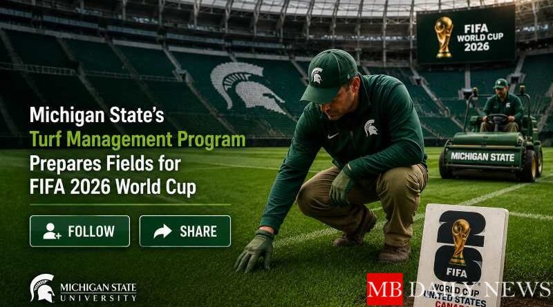 Michigan State's Turf Management Program Prepares Fields for FIFA 2026 World Cup