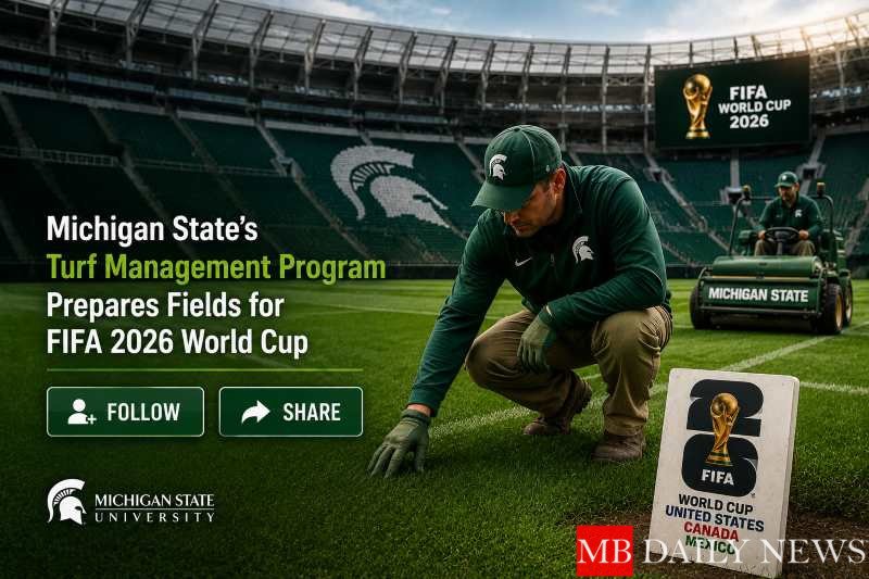 Michigan State's Turf Management Program Prepares Fields for FIFA 2026 World Cup