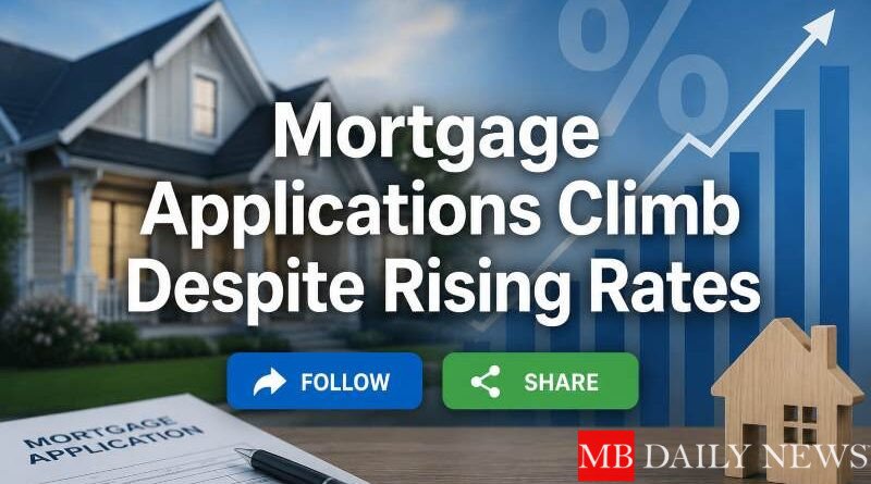 Mortgage Applications Climb Despite Rising Rates