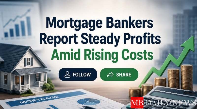 Mortgage Bankers Report Steady Profits Amid Rising Costs