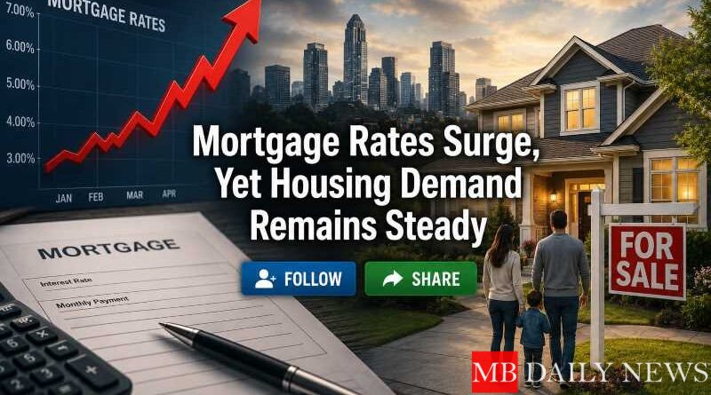 Mortgage Rates Surge, Yet Housing Demand Remains Steady