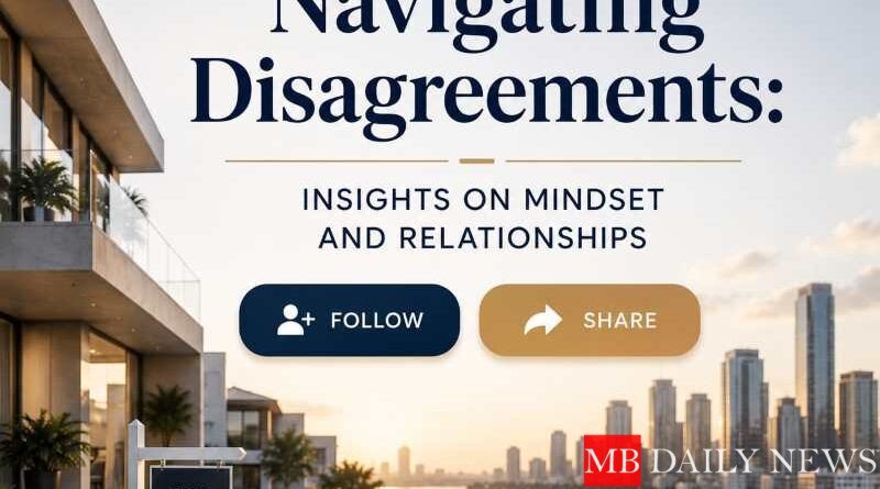 Navigating Disagreements: Insights on Mindset and Relationships