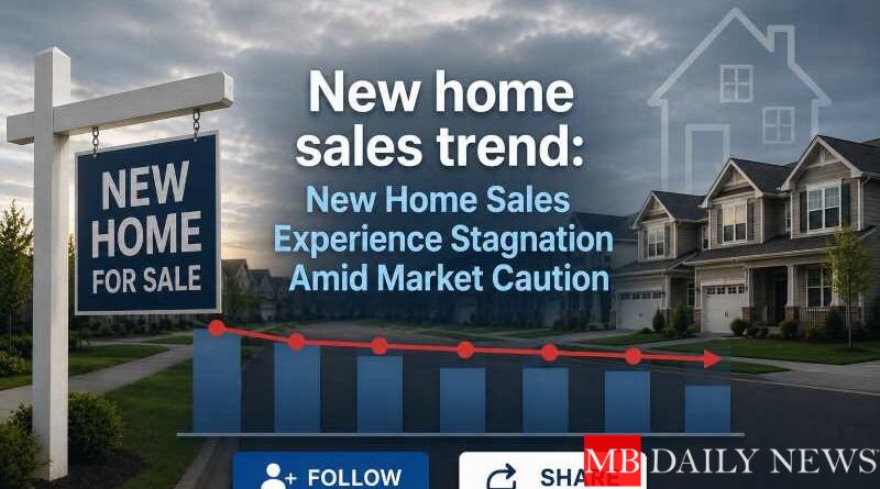 New home sales trend: New Home Sales Experience Stagnation Amid Market Caution