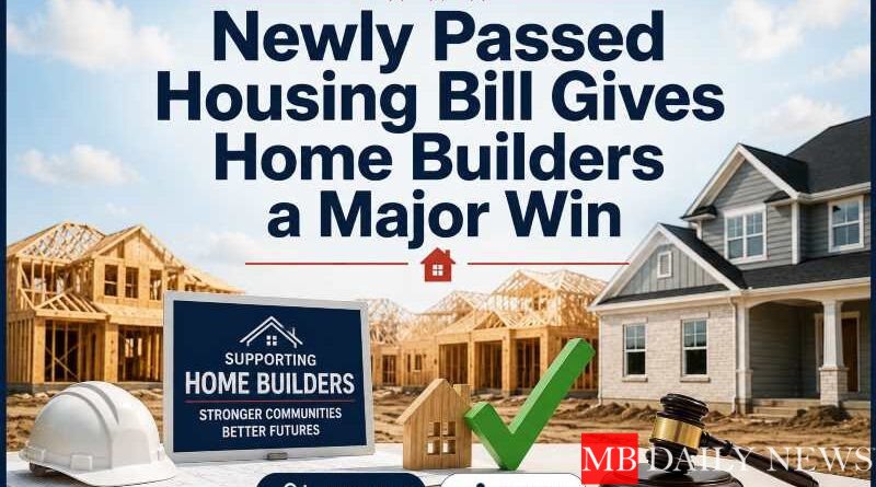 Newly Passed Housing Bill Gives Home Builders a Major Win