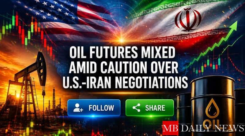 Oil Futures Mixed Amid Caution Over U.S.-Iran Negotiations