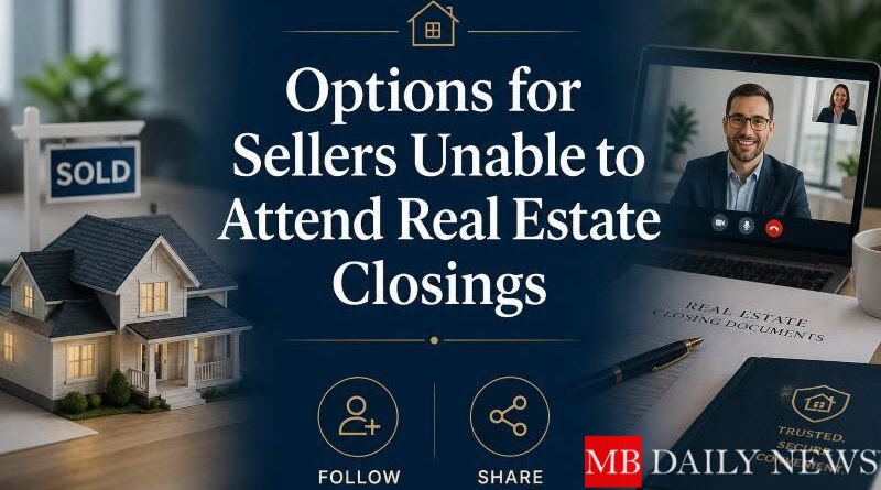 Options for Sellers Unable to Attend Real Estate Closings