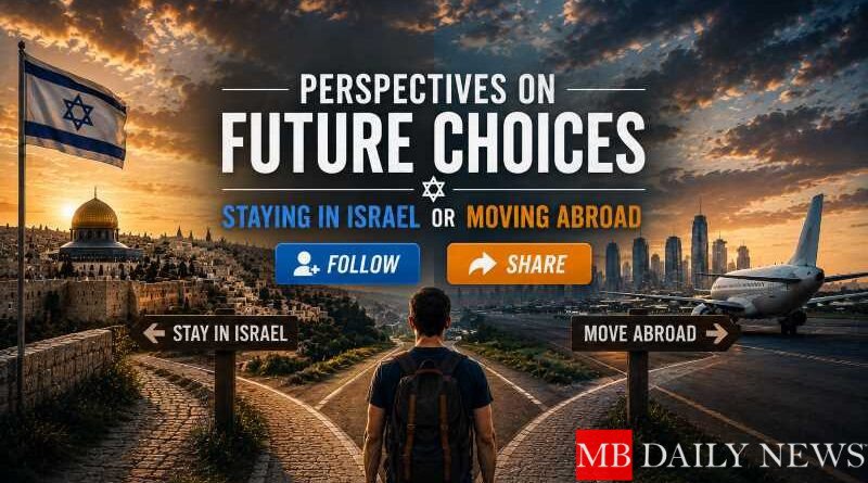Perspectives on Future Choices: Staying in Israel or Moving Abroad