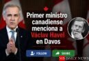 Primer ministro canadiense menciona a Václav Havel en Davos