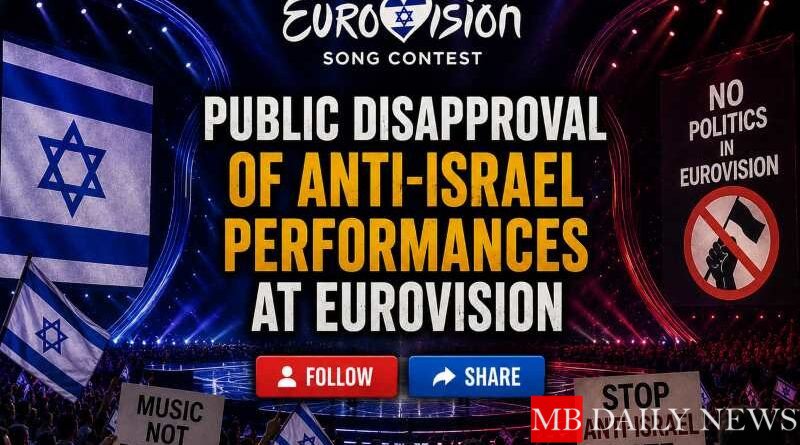Public Disapproval of Anti-Israel Performances at Eurovision