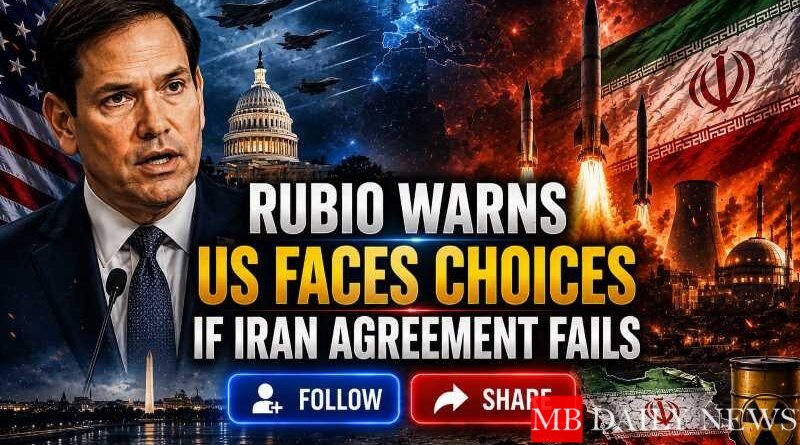 Rubio Warns: US Faces Choices If Iran Agreement Fails