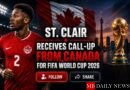 St. Clair Receives Call-Up from Canada for FIFA World Cup 2026