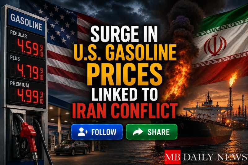 Surge in U.S. Gasoline Prices Linked to Iran Conflict