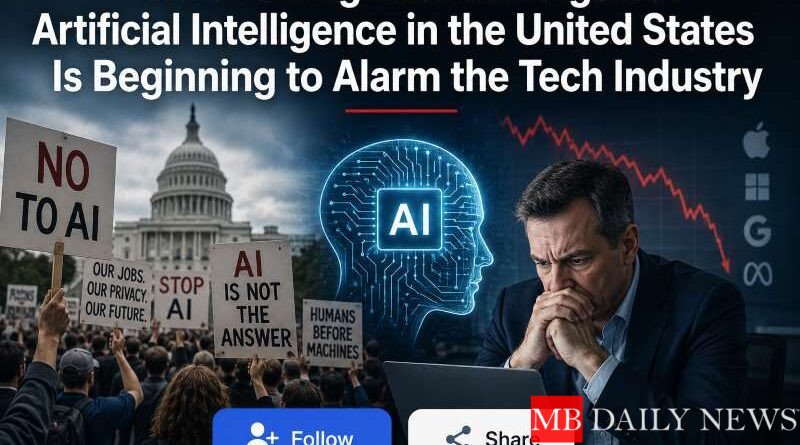 The Growing Backlash Against Artificial Intelligence in the United States Is Beginning to Alarm the Tech Industry