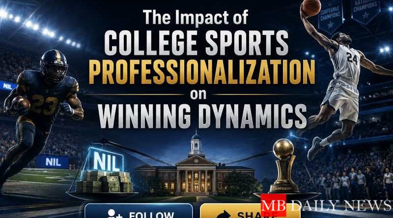 The Impact of College Sports Professionalization on Winning Dynamics