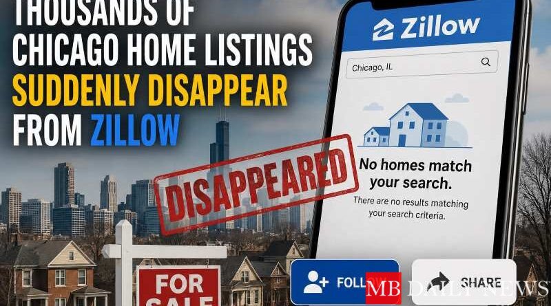 Thousands of Chicago Home Listings Suddenly Disappear From Zillow