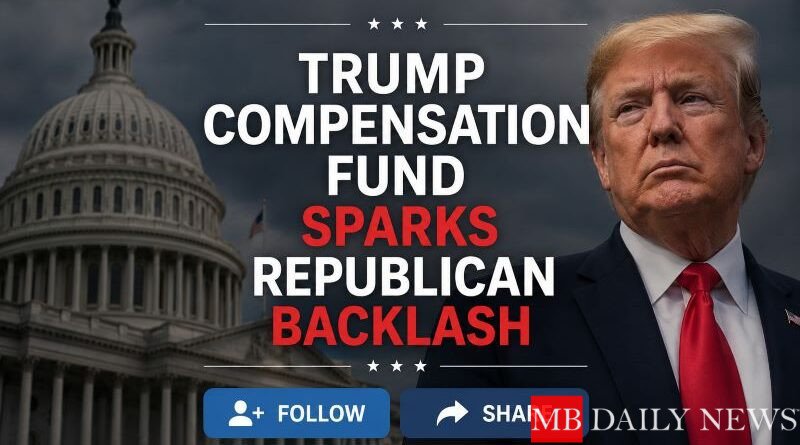 Trump Compensation Fund Sparks Republican Backlash
