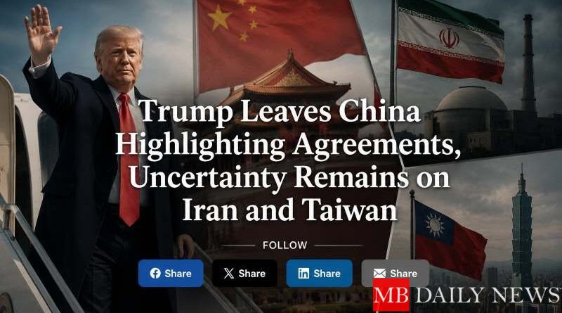 Trump Leaves China
