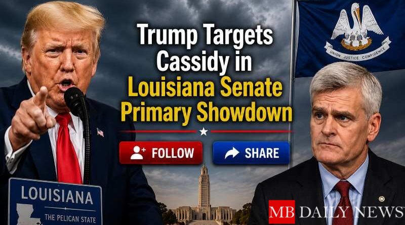 Trump Targets Cassidy in Louisiana Senate Primary Showdown